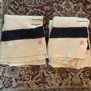 Pair of Hudson Bay 3 1/2 point wool blankets circa 1920’s